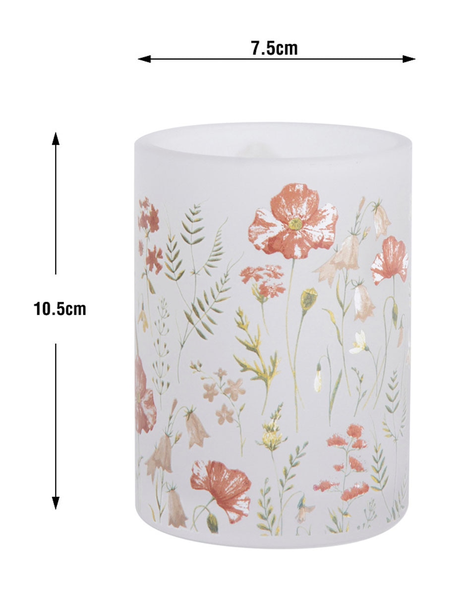 Vaso de baño Flower Glass de vidrio 4
