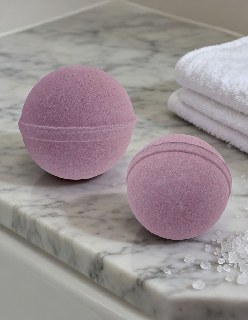 Bombas de baño efervescentes aroma a lavanda 3