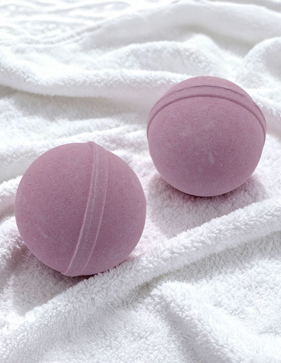 Bombas de baño efervescentes aroma a lavanda 2
