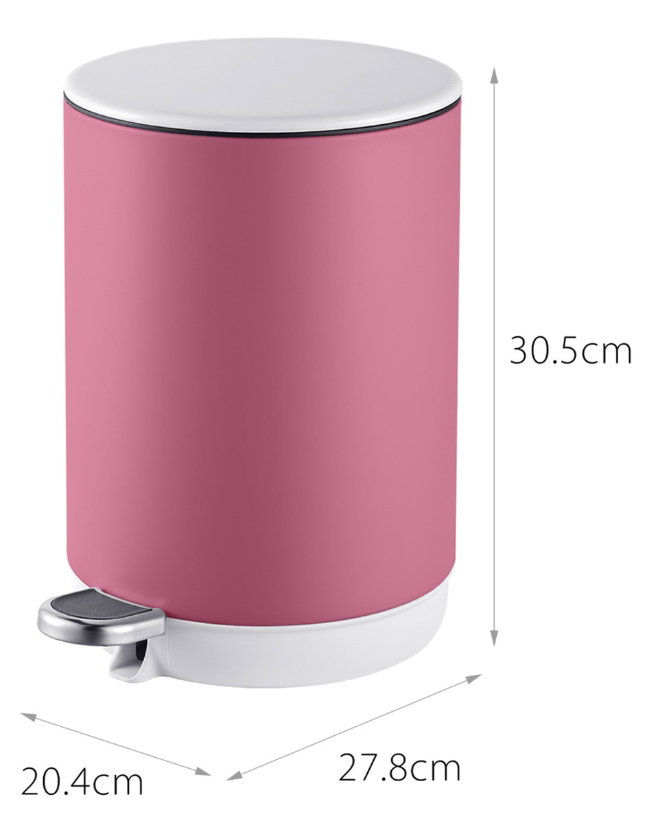 BOTE DE BASURA DIANE, 5 L, FUCSIA HEUMA