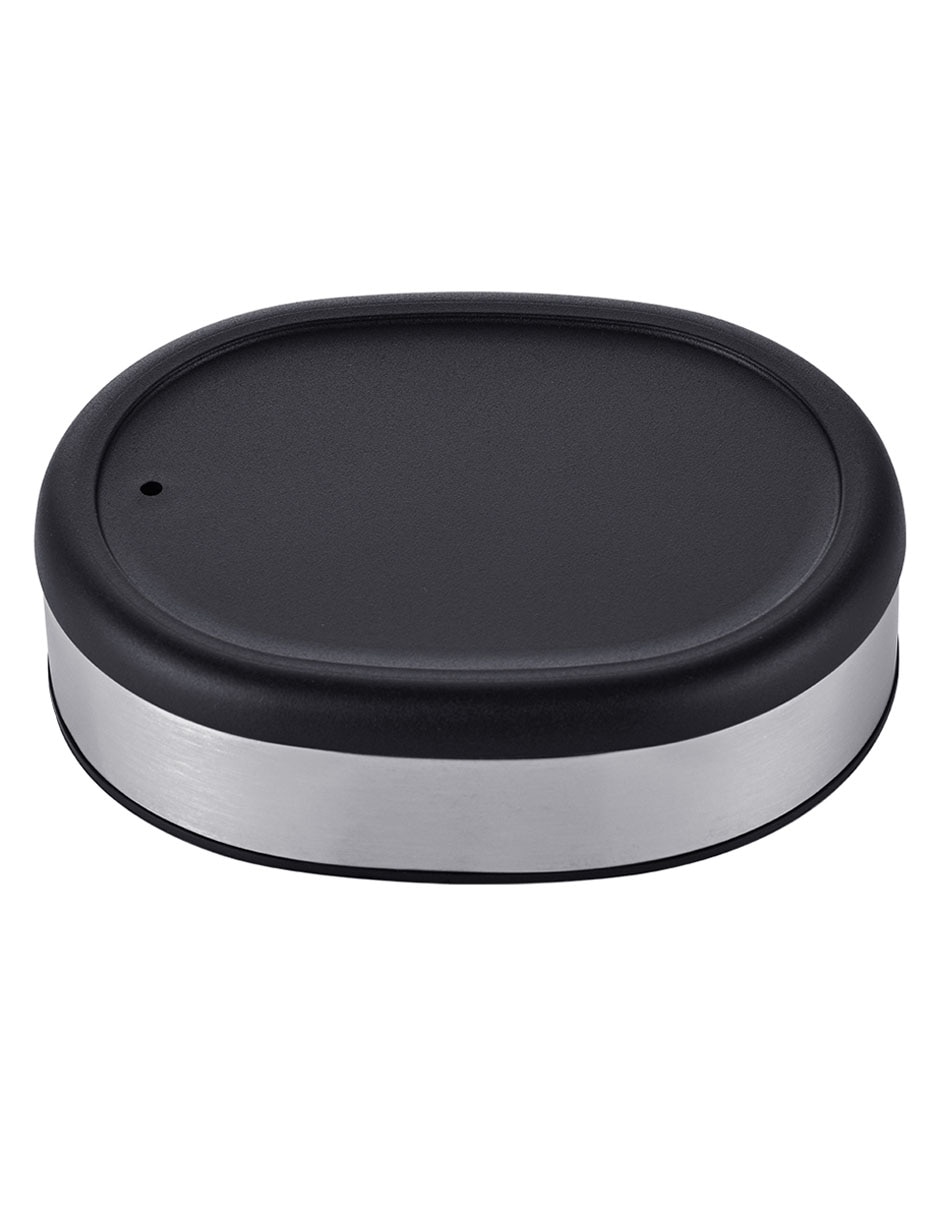 Jabonera Silver de acero inoxidable 3
