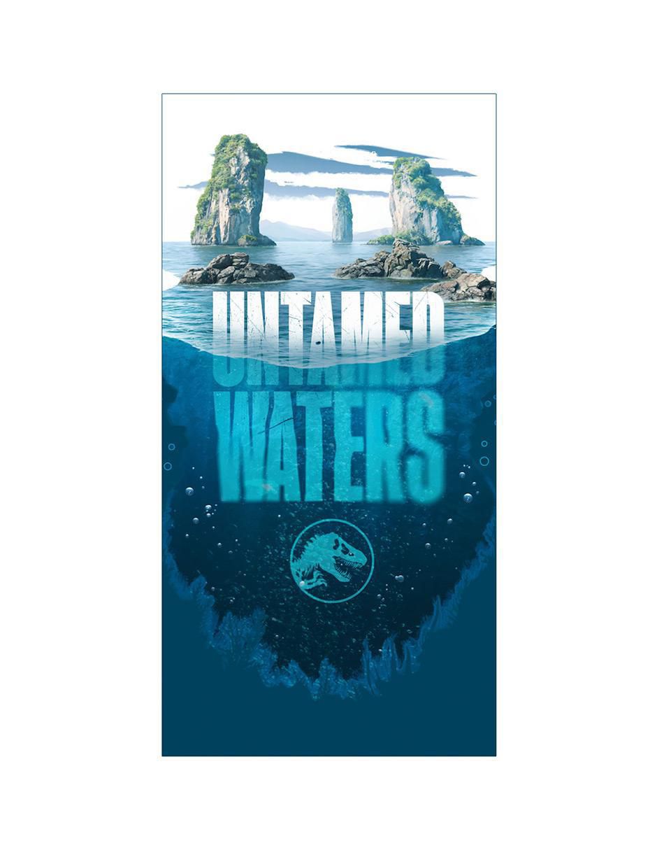 Toalla para baño Jurassic World Rebirth de poliéster infantil Toalla para baño Jurassic World Rebirth de poliéster infantil