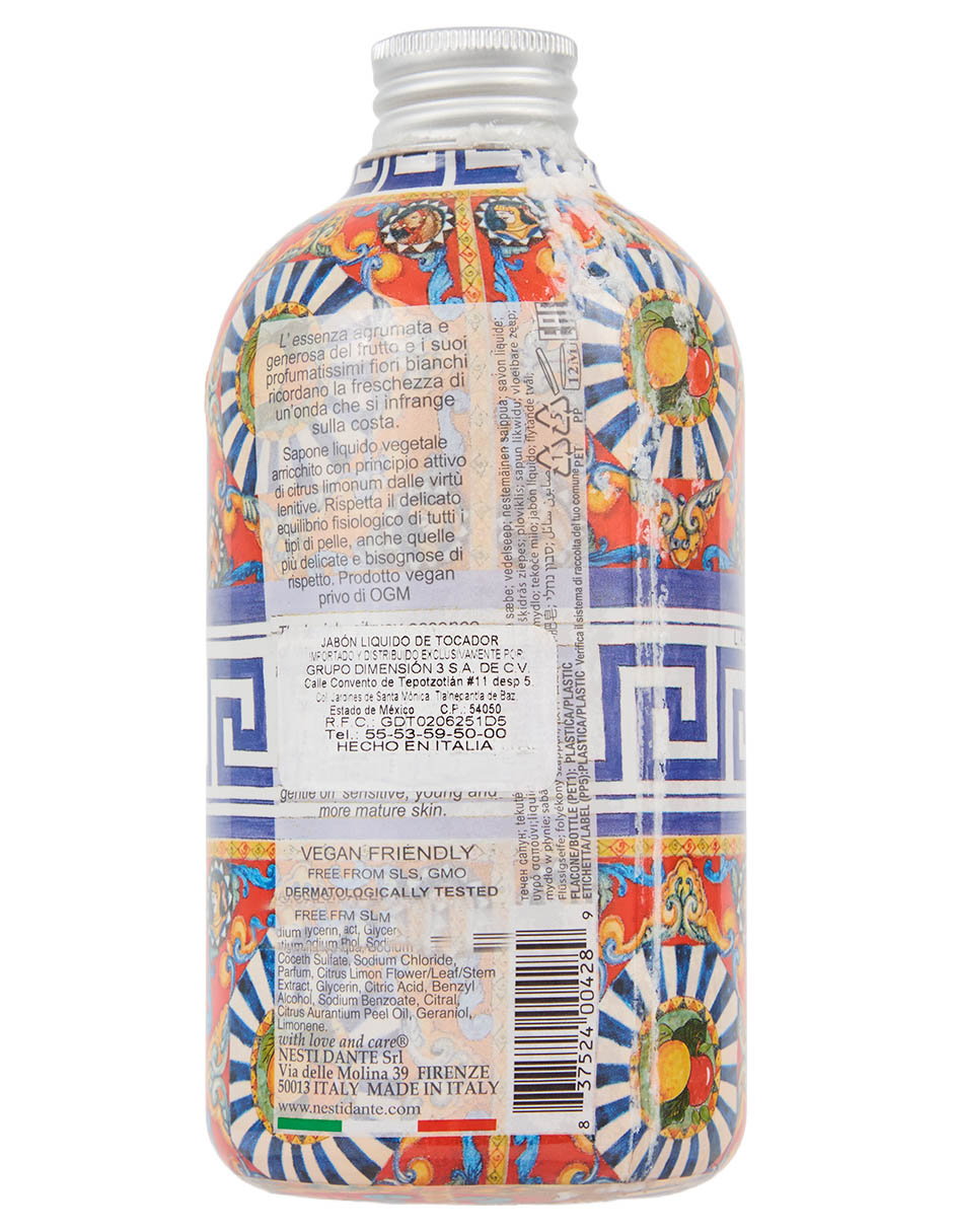 JABÓN LÍQUIDO VILLA SOL, 500 ML, NARANJA