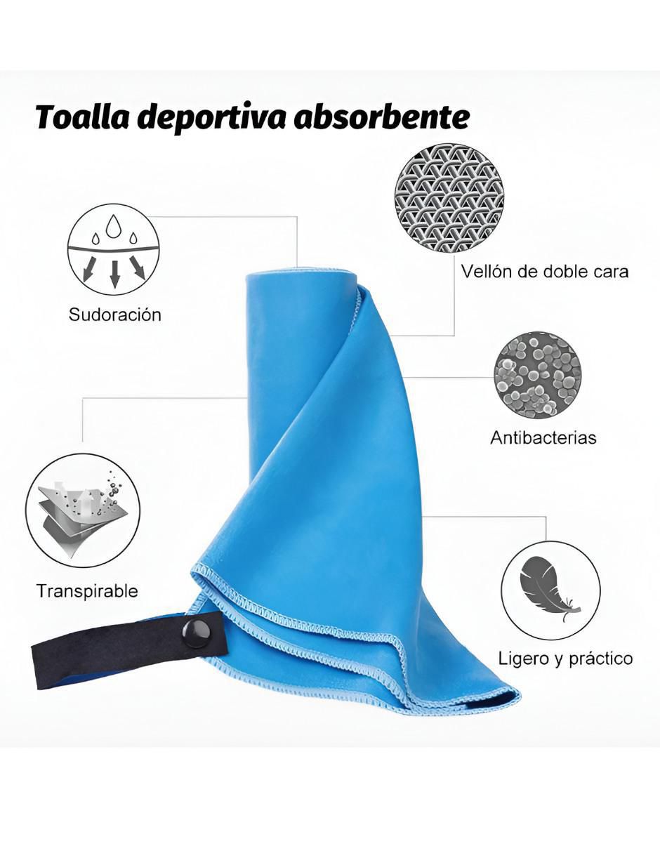 Set de toallas de microfibra adulto 3