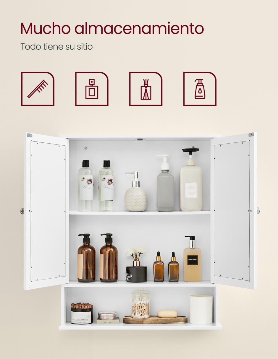 Organizador de baño armable Siren 2
