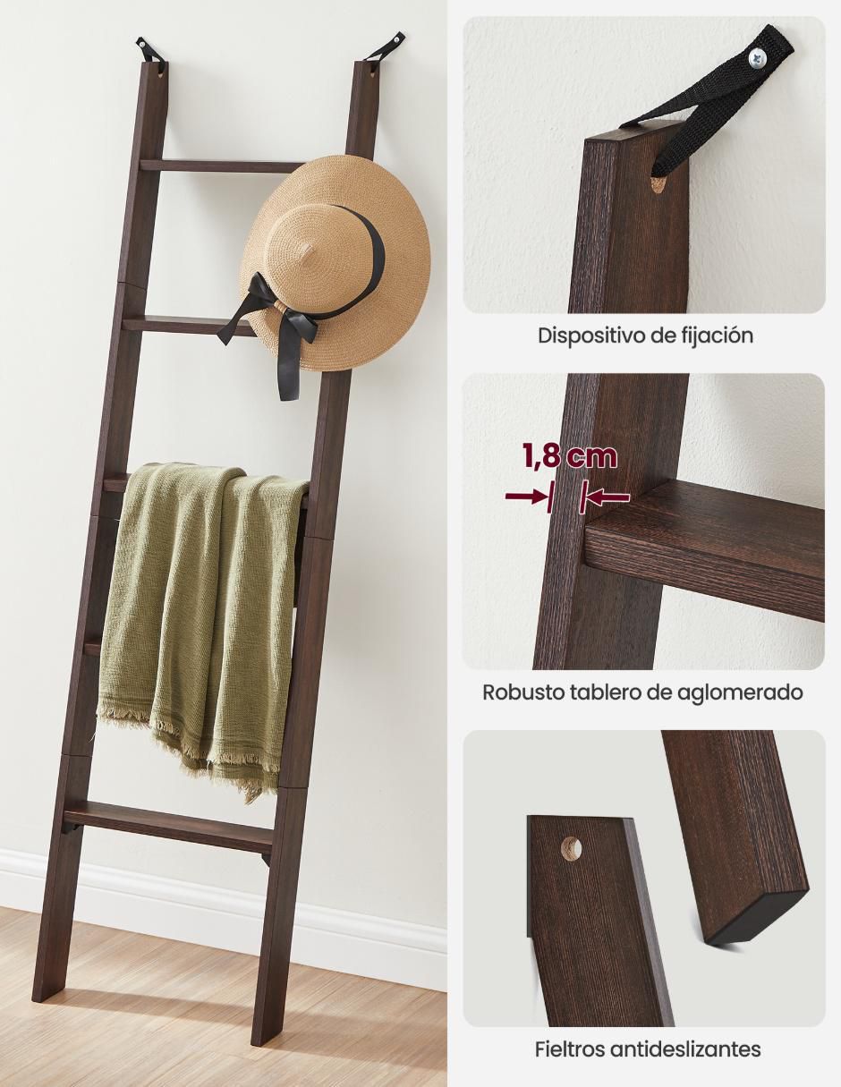 Toallero de piso Island de madera 2