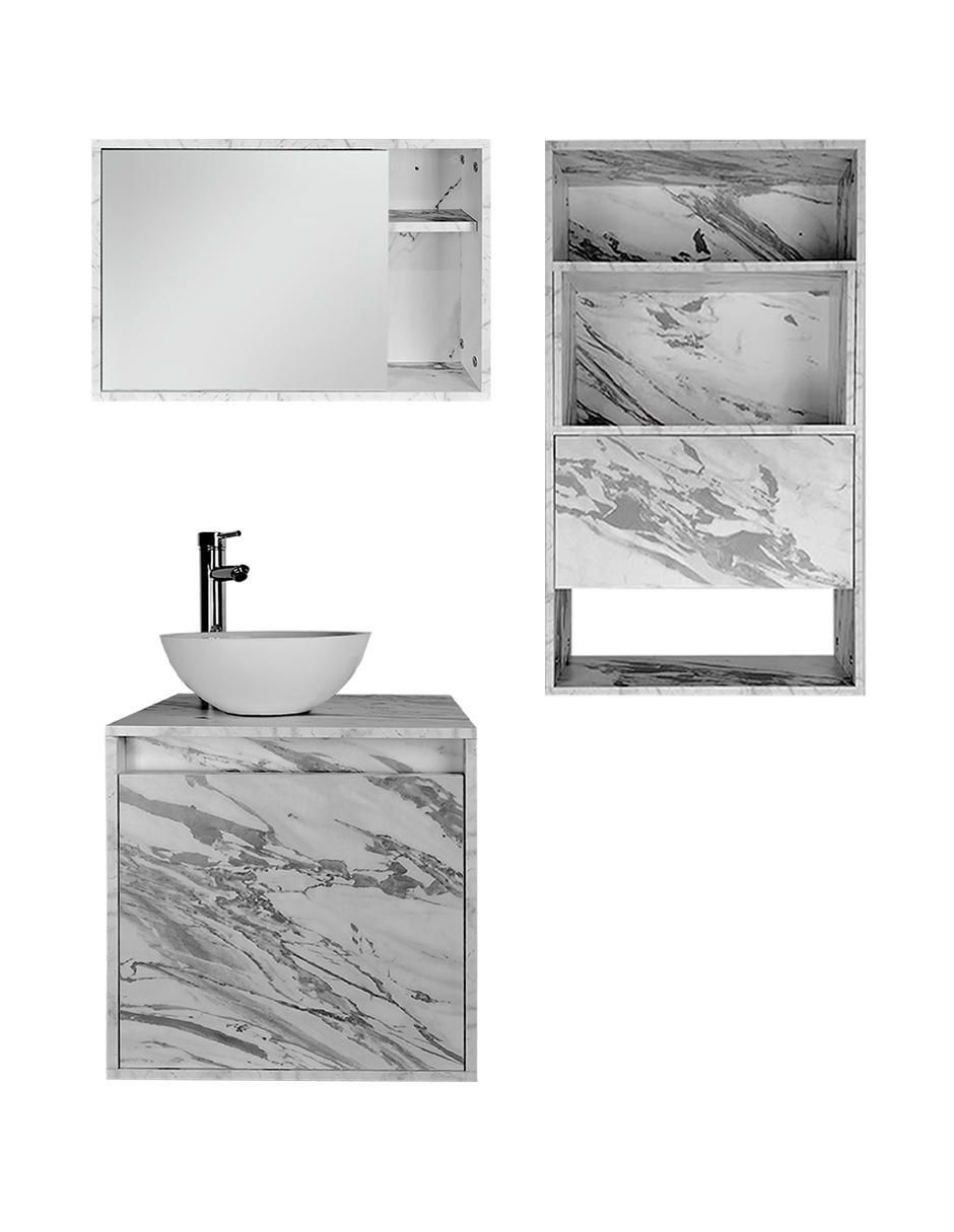 Mueble para baño Marruecos de melamina armable