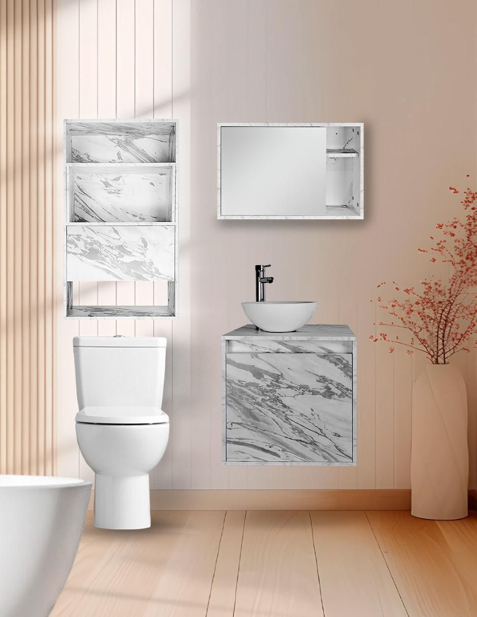 Mueble para baño Marruecos de melamina armable 4