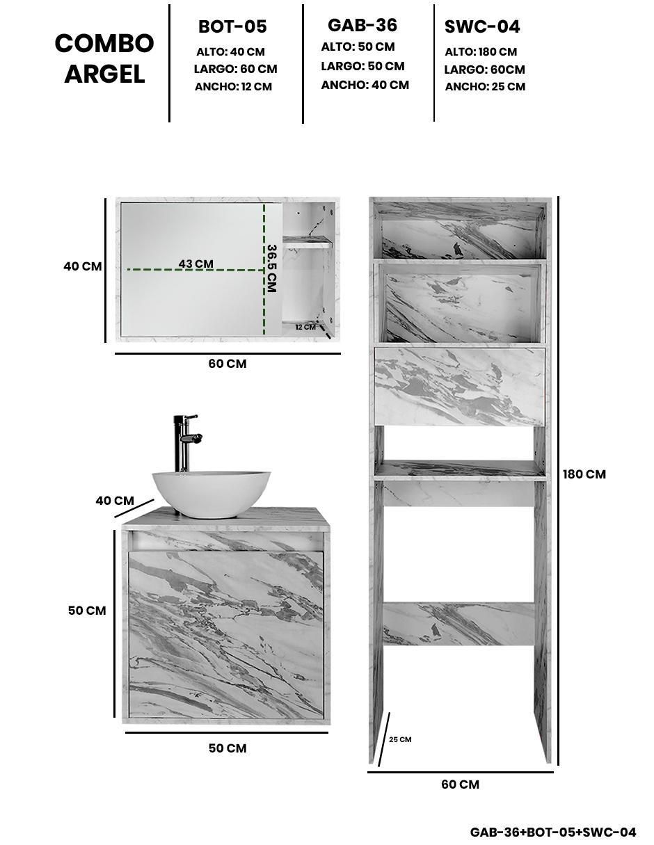Mueble para baño Argel 8