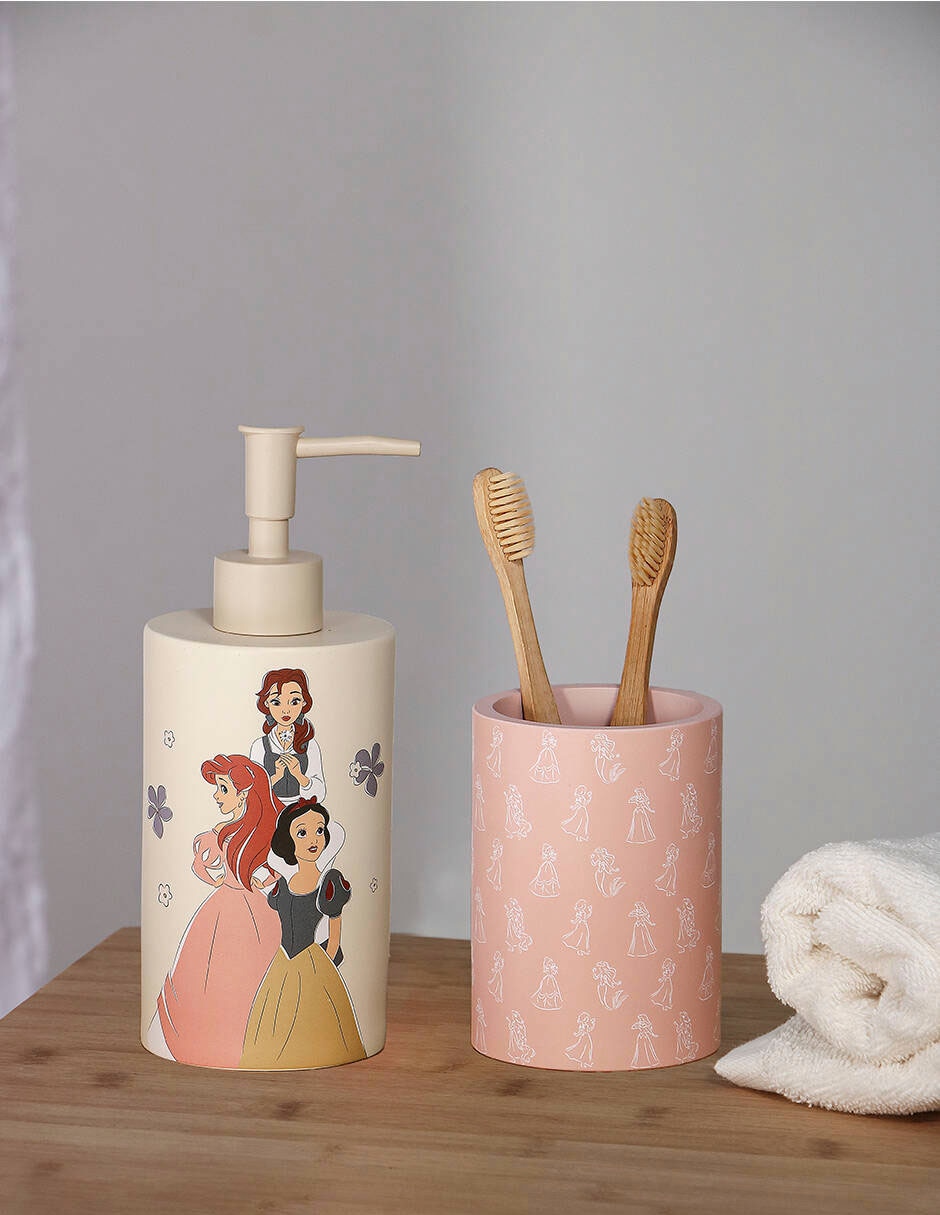 Juego de accesorios para baño princesas Disney 2 piezas 8