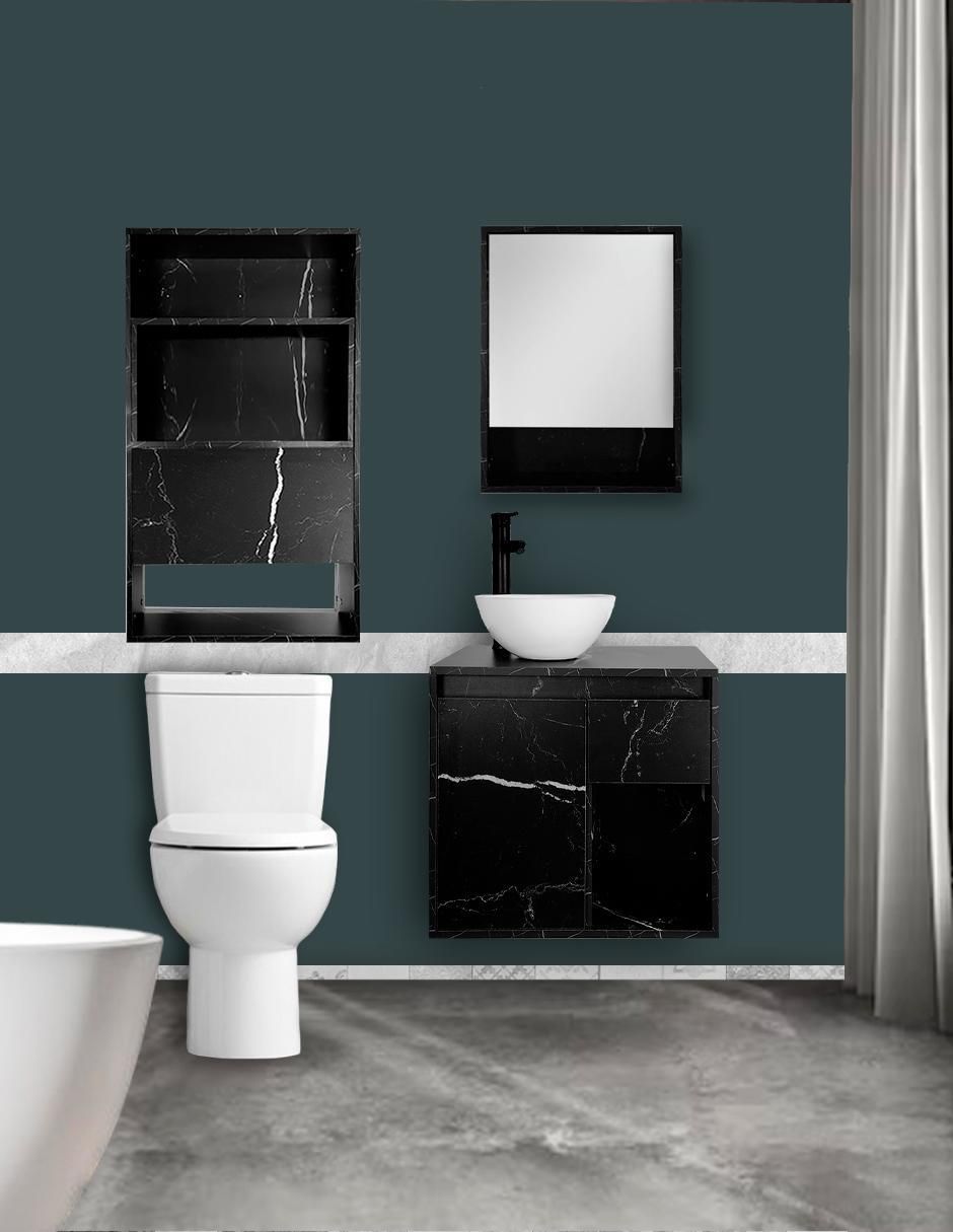Mueble para baño Decomobil Damasco melamina