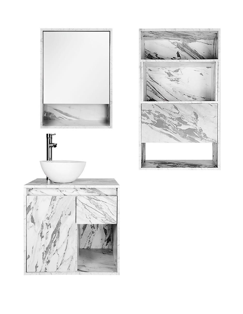 Mueble para baño Damasco de melamina Mueble para baño Damasco de melamina