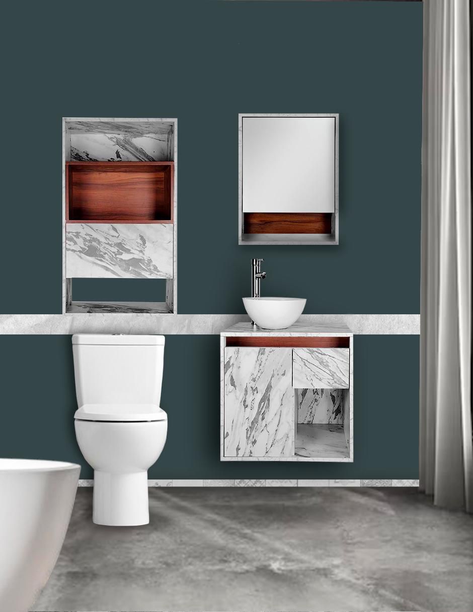 Mueble para baño Damasco de melamina 5
