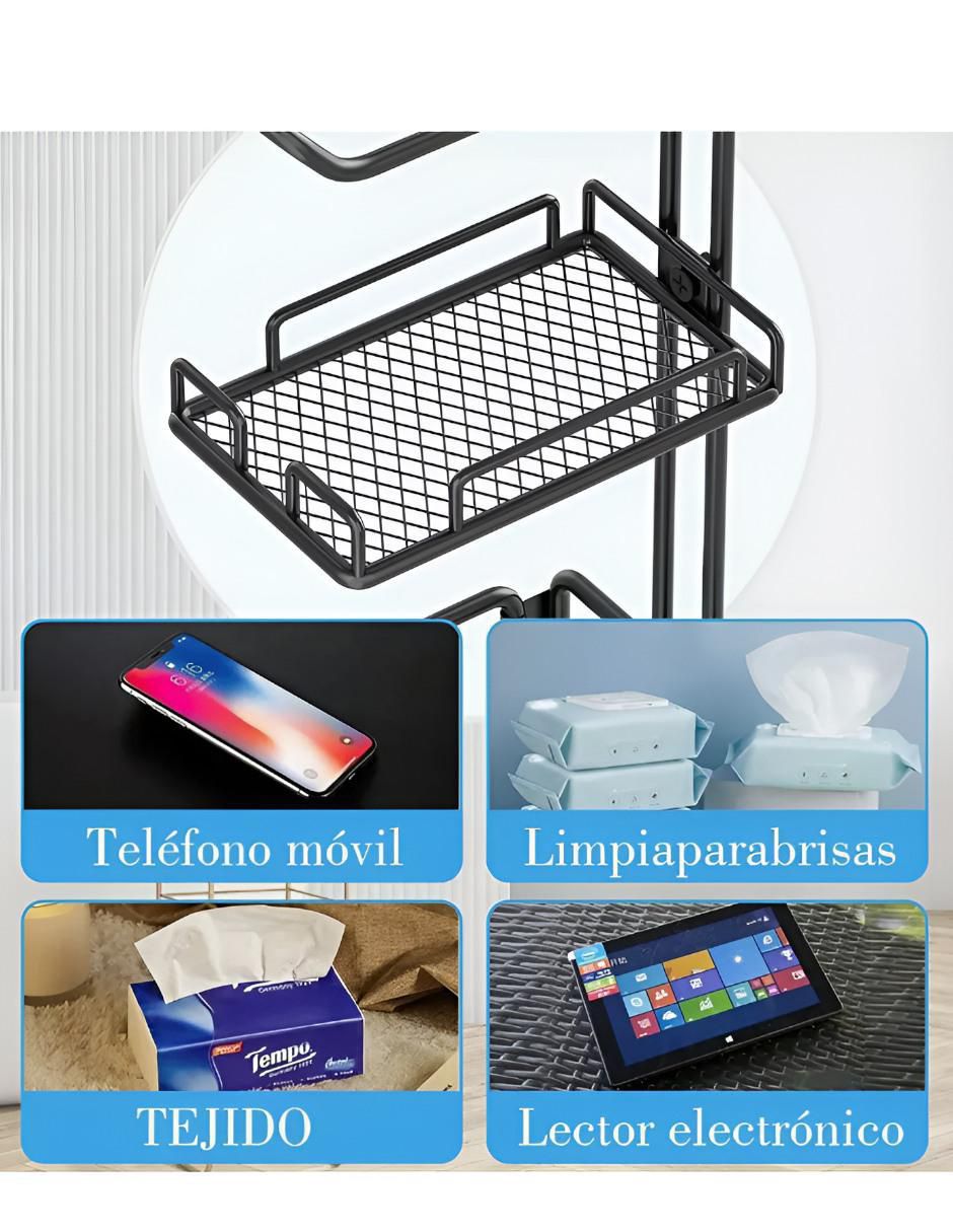 Portarrollos de metal 3 rollo 2