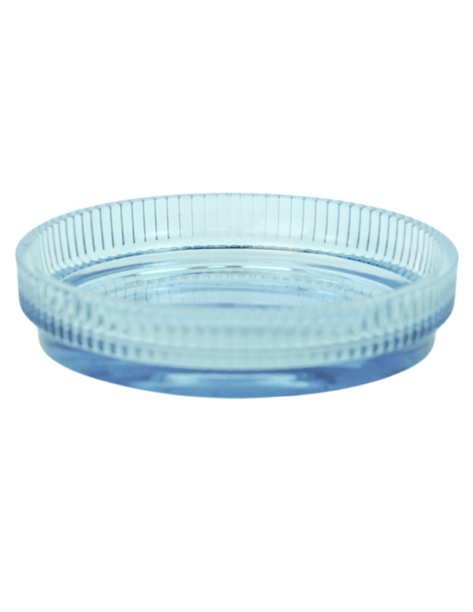 Jabonera Ribbed de vidrio Jabonera Ribbed de vidrio