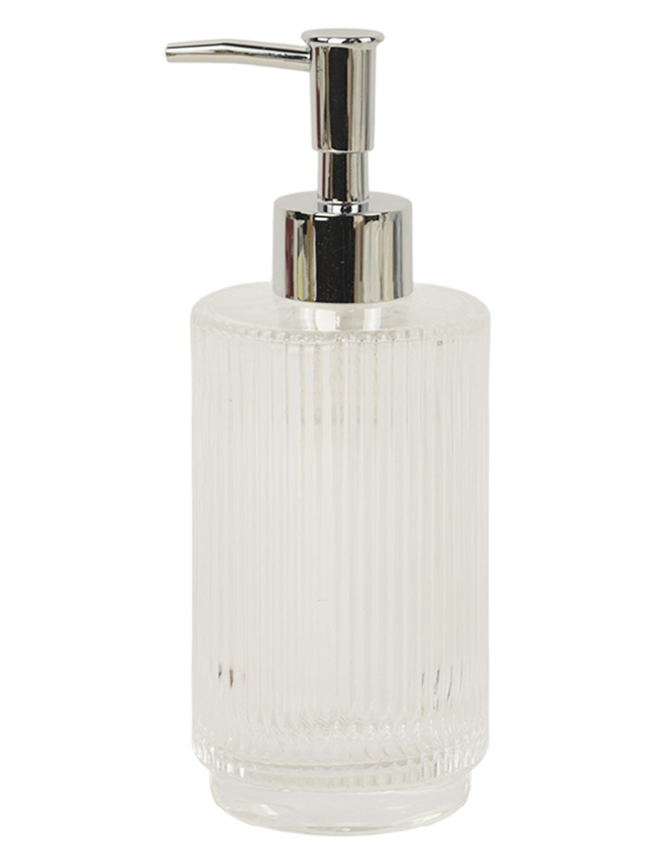 Dosificador jabon Ribbed de vidrio Dosificador jabon Ribbed de vidrio