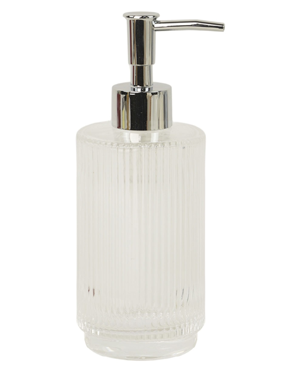 Dosificador jabon Ribbed de vidrio 4