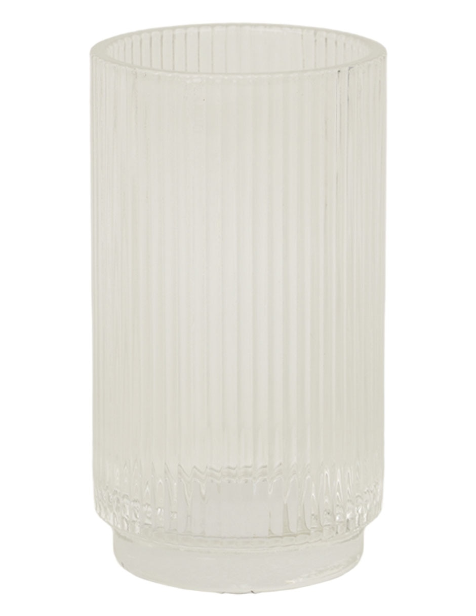 Vaso de baño Ribbed de vidrio 2