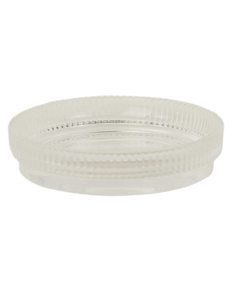 Jabonera Ribbed de vidrio 3
