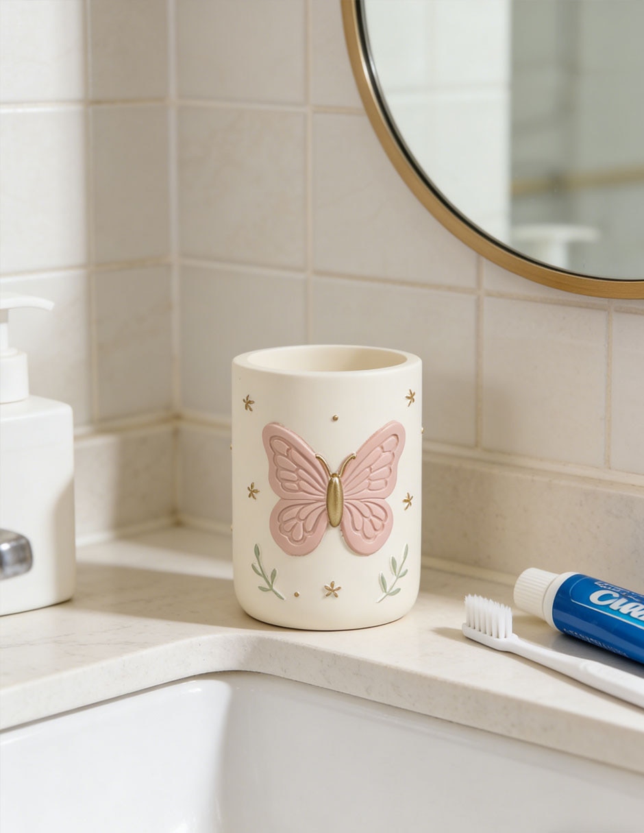 Vaso de baño Mariposa 7