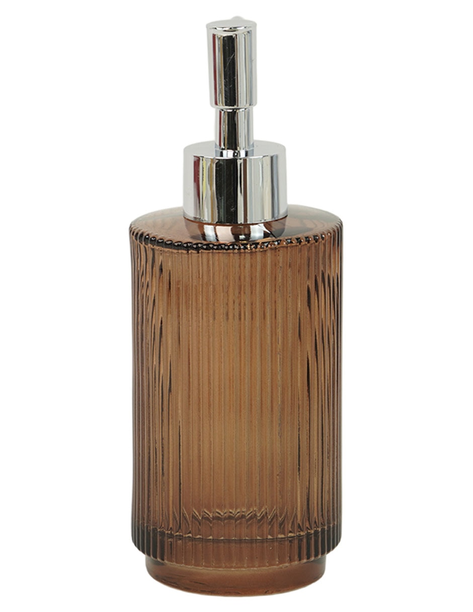 Dosificador jabón Ribbed de vidrio 3