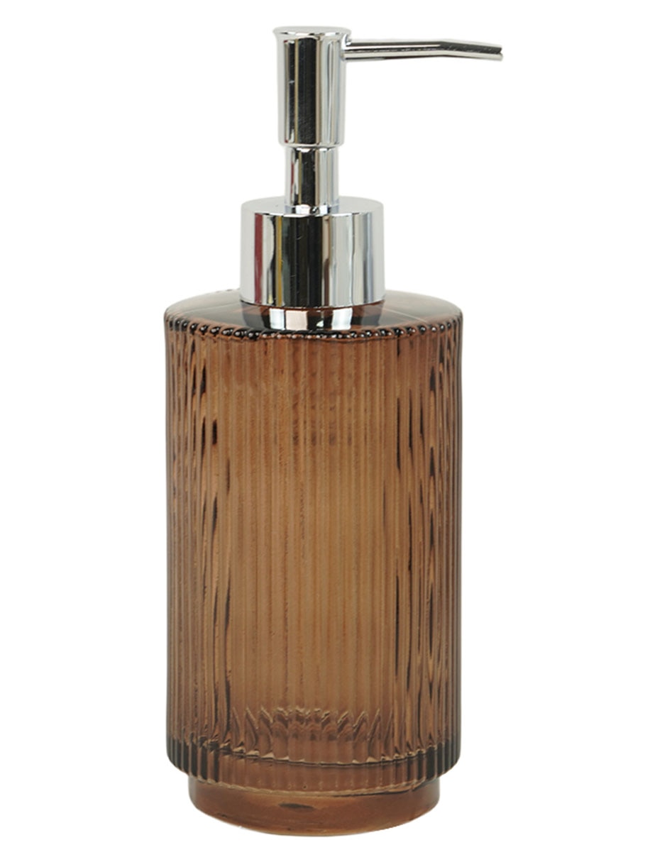 Dosificador jabón Ribbed de vidrio 4
