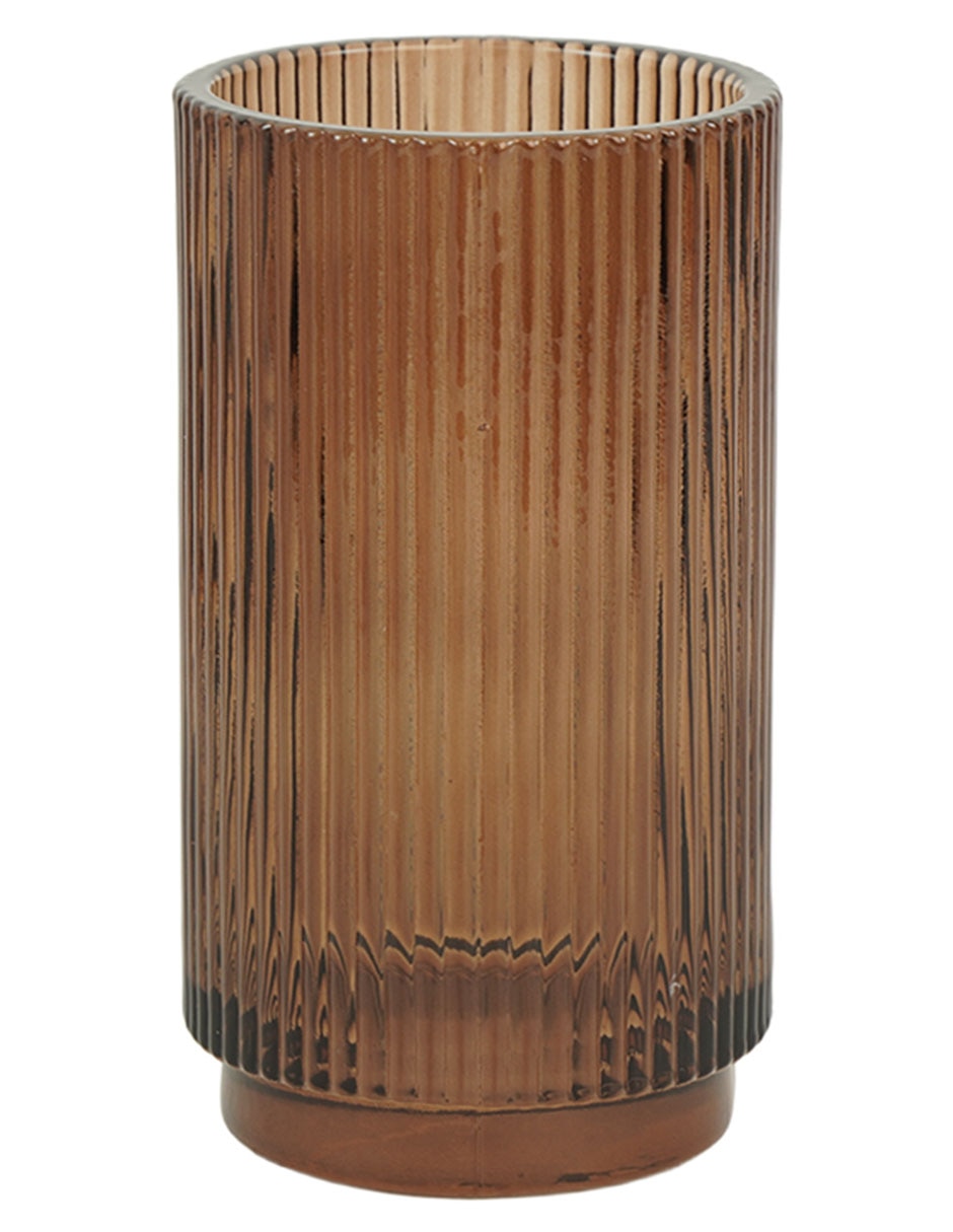 Vaso de baño Ribbed de vidrio 3