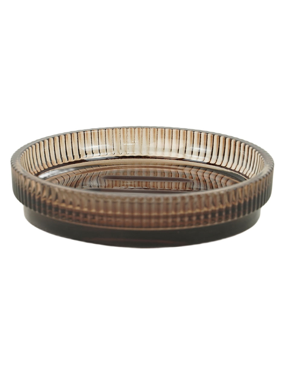 Jabonera Ribbed de vidrio 4