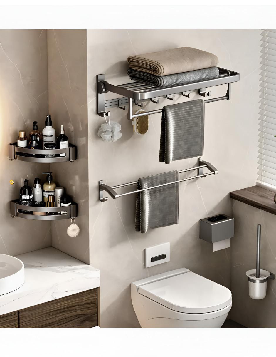 Toallero de pared de acero inoxidable 2