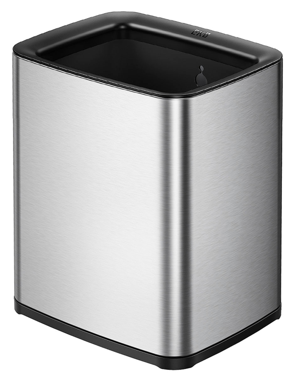 BOTE DE BASURA LAGUNA, 7 L, PLATEADO EK