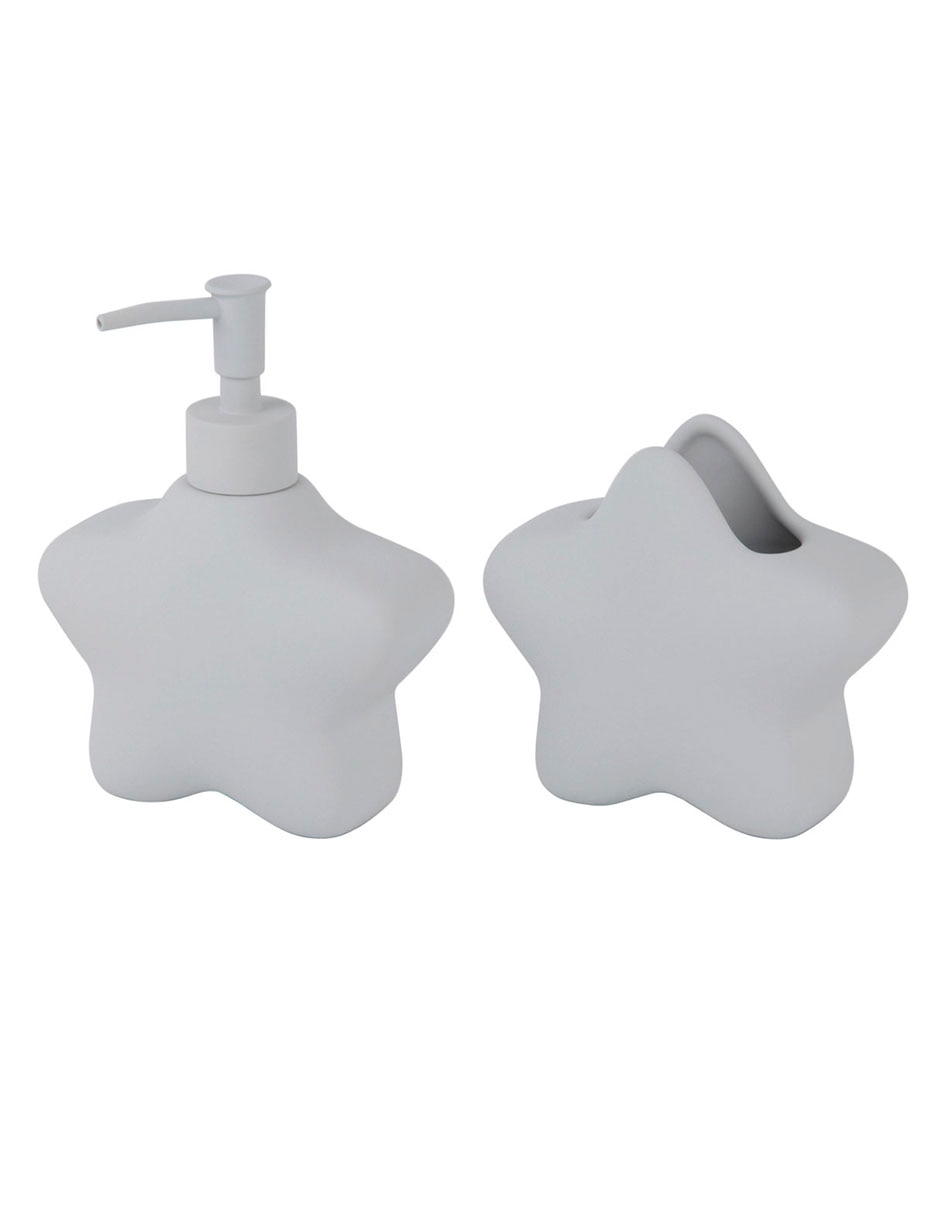Juego de accesorios para baño de cerámica 2 piezas