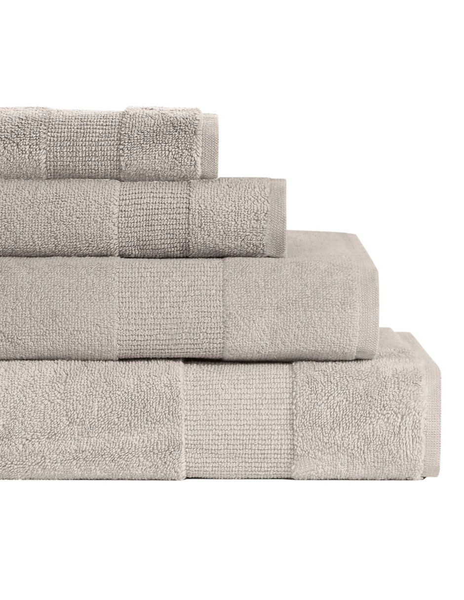 TOALLA DE BAÑO SIENNA, MANOS HA, TAUPE