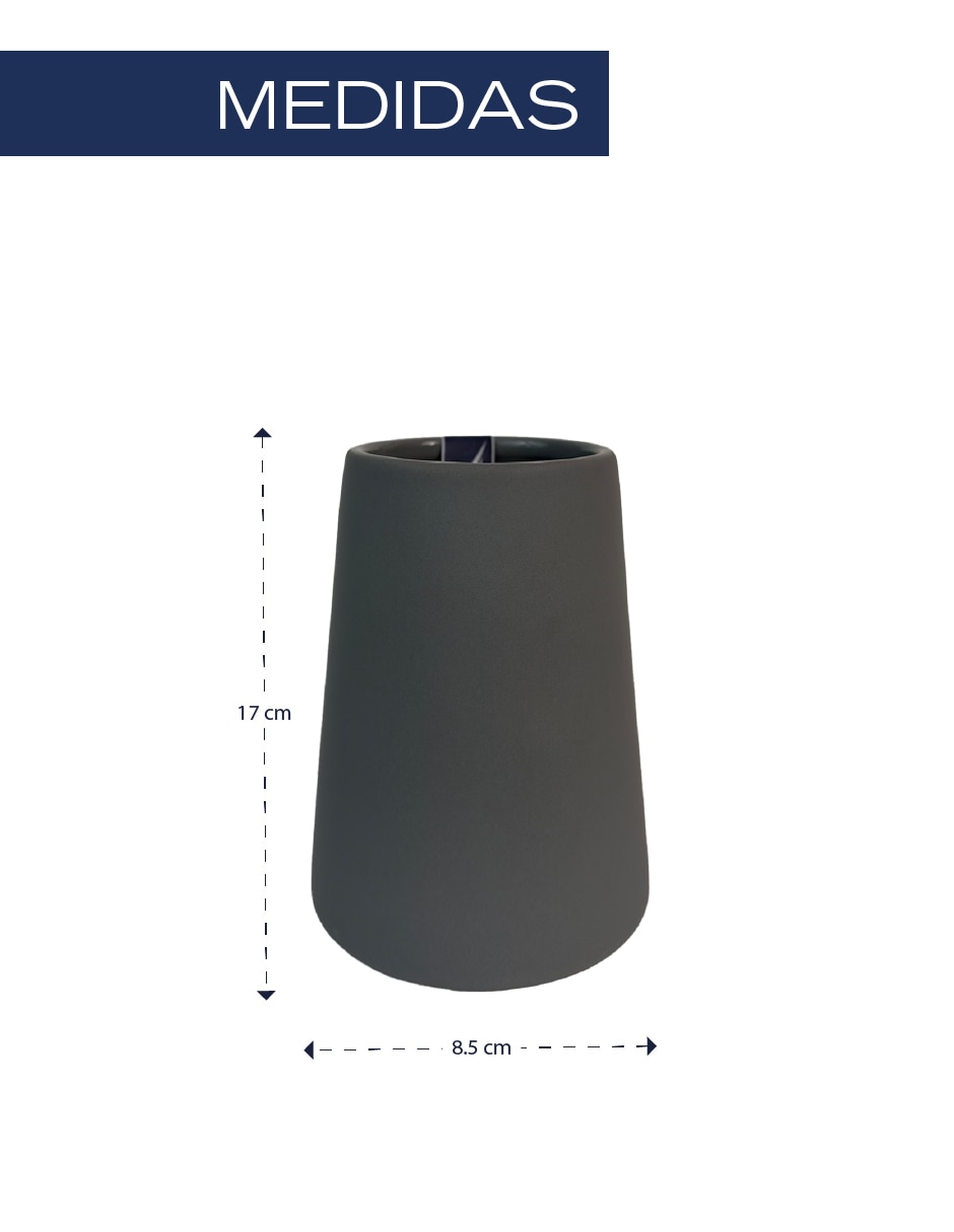 Vaso de baño Nautica Home de cerámica 7