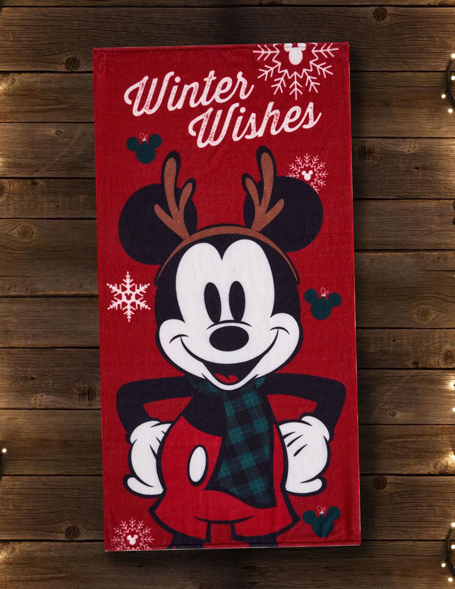 Toalla para baño Mickey de poliéster infantil 2