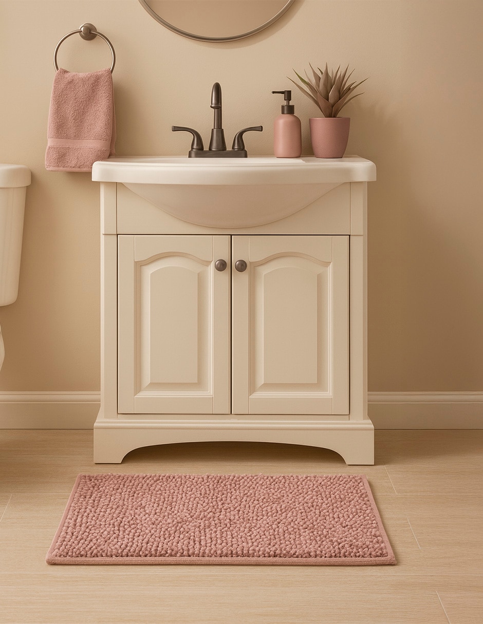 Tapete para baño Shaggy Silk 5