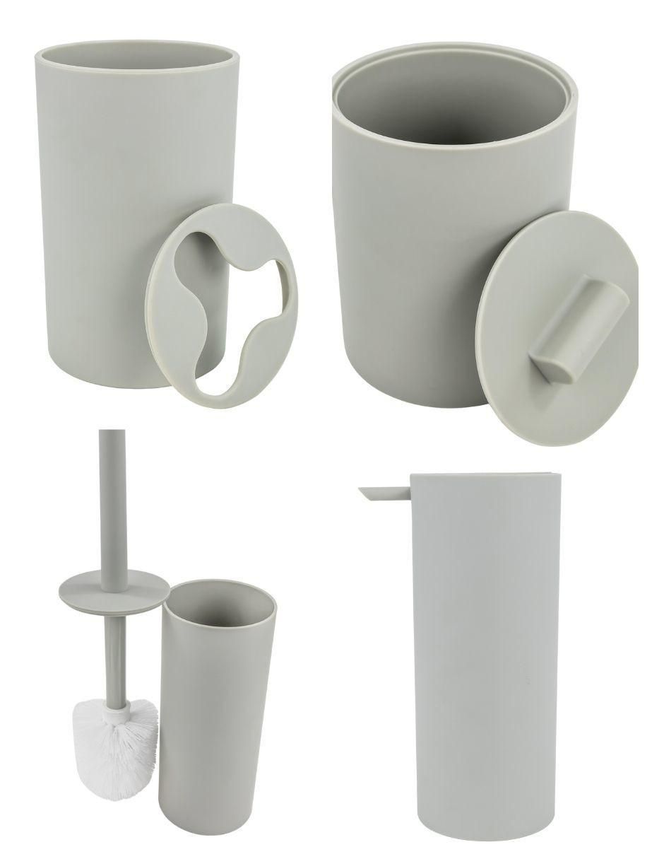 Juego de baño Natura Gris Juego de baño Natura Gris