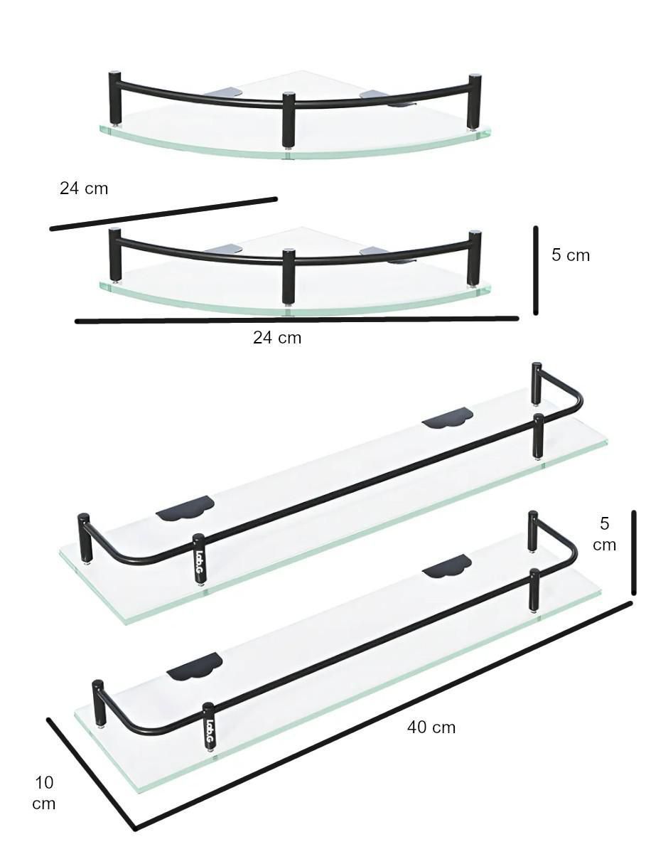 Set organizador de baño armable 4