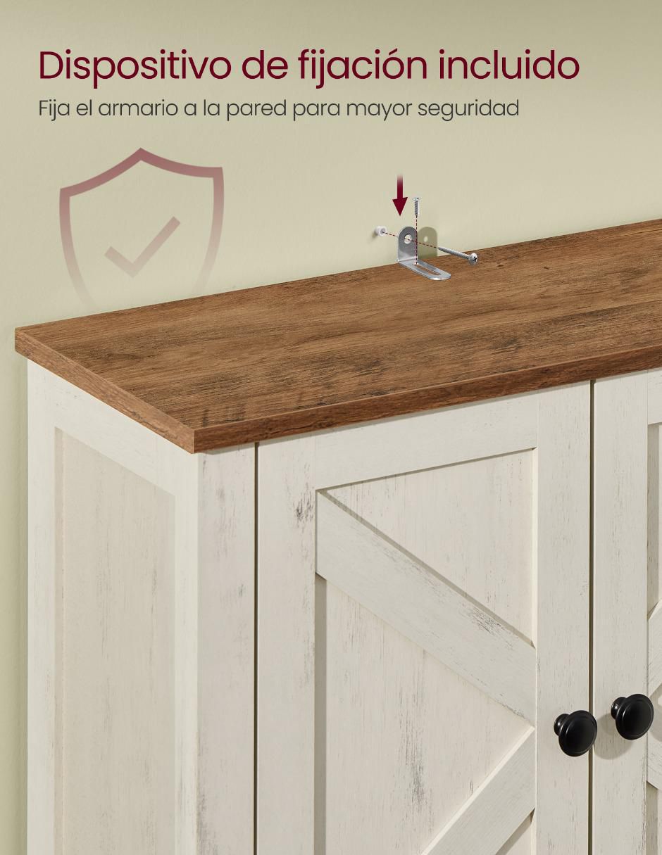Repisa armable Liry Toilet Storage de MDF 3