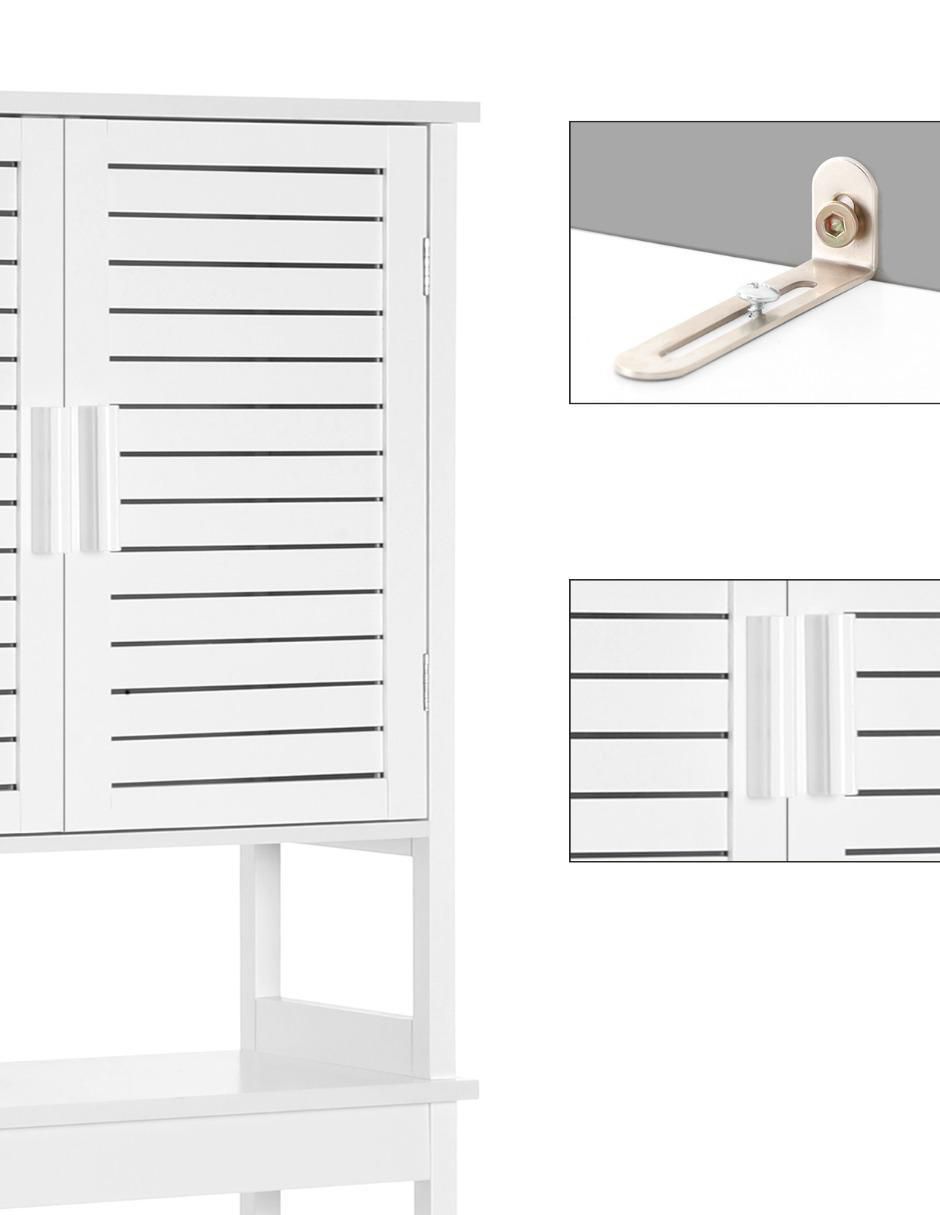 Repisa armable Bambou Toilet Storage de bambú 2