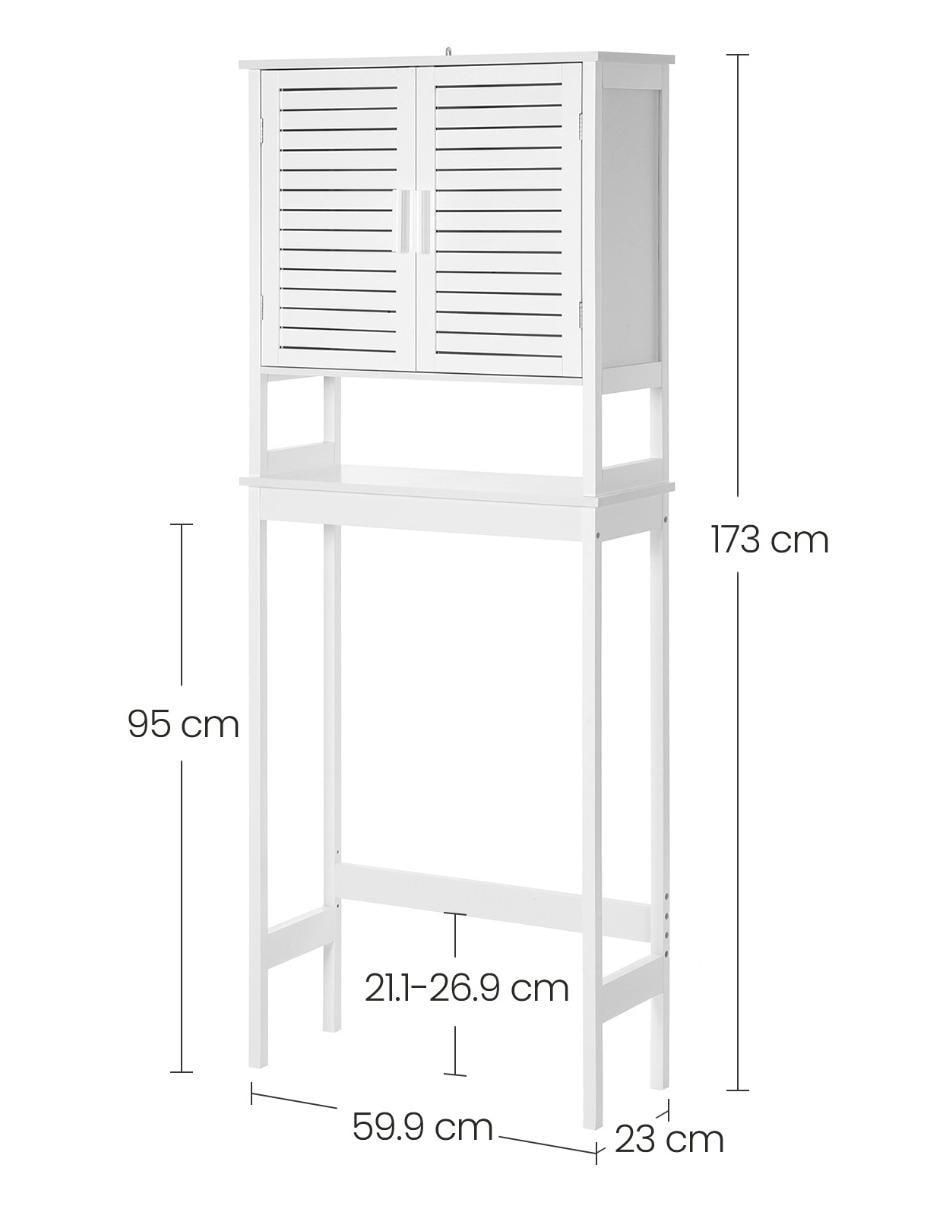 Repisa armable Bambou Toilet Storage de bambú 5