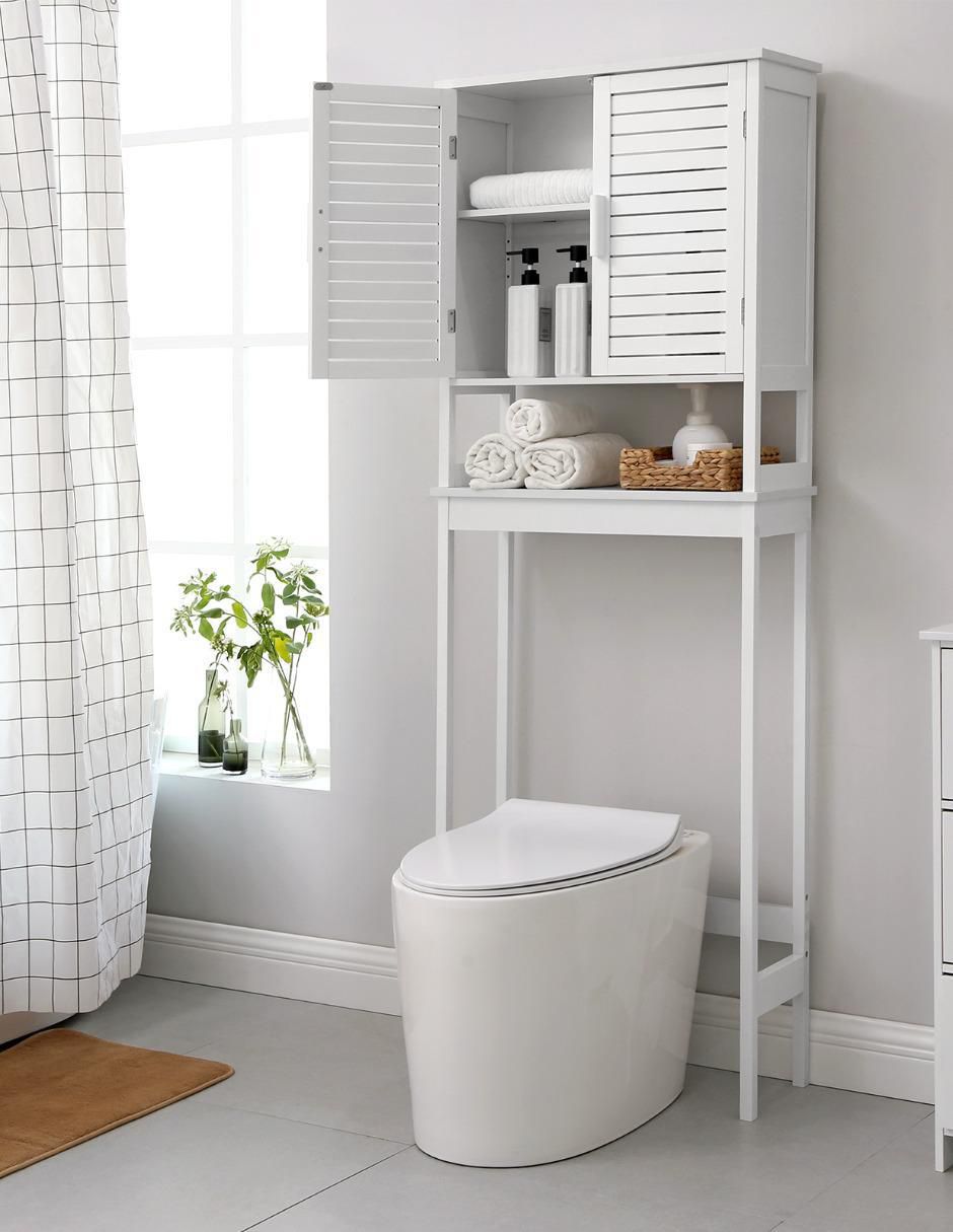 Repisa armable Bambou Toilet Storage de bambú 3