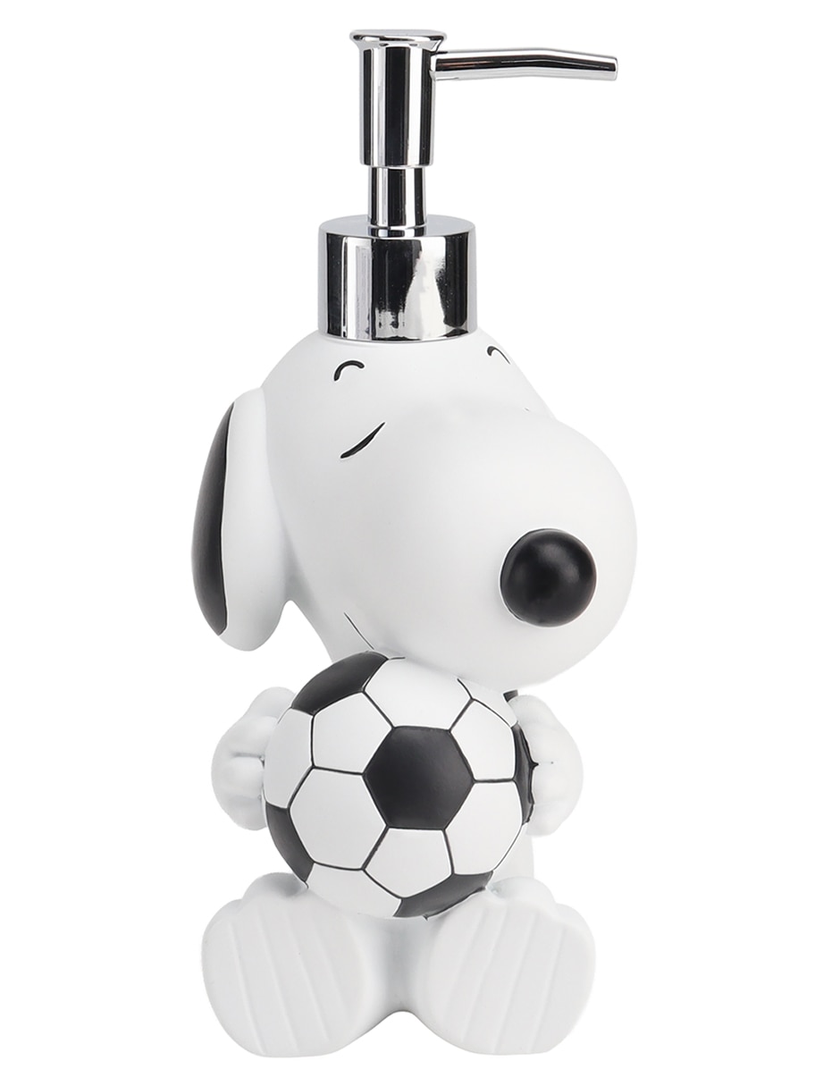 Set de dosificador Snoopy Soccer Champion de resina 2 piezas 3