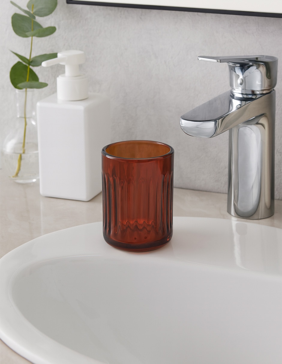 Vaso de baño Roros de vidrio 4