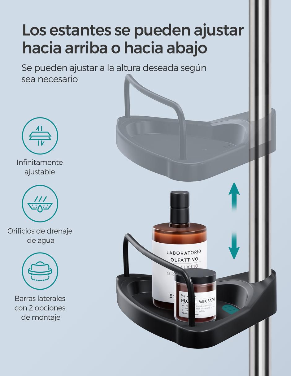 Juego de accesorios para baño de acero inoxidable 2