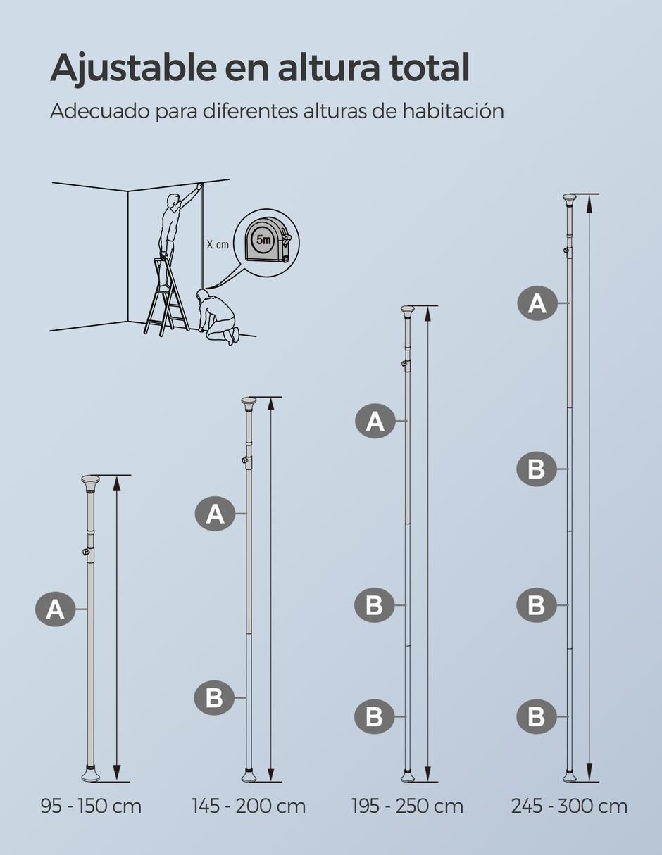 Juego de accesorios para baño de acero inoxidable 4