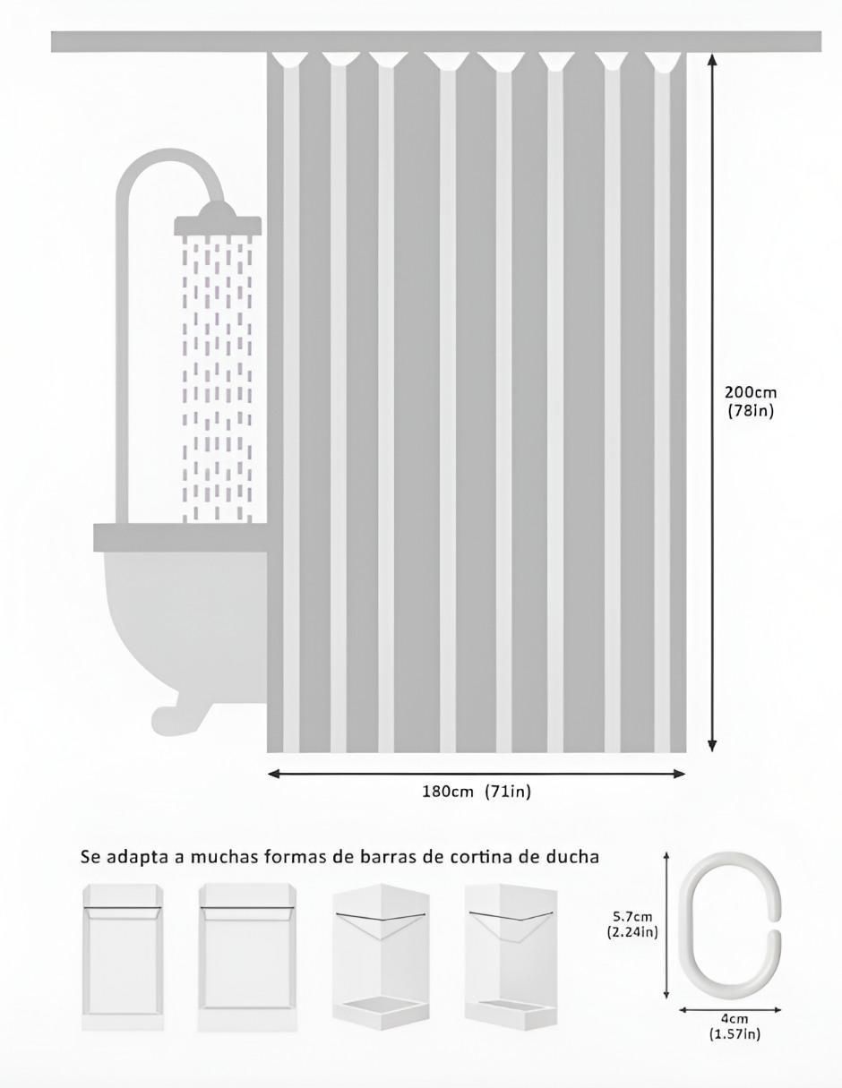 Cortina de baño 4