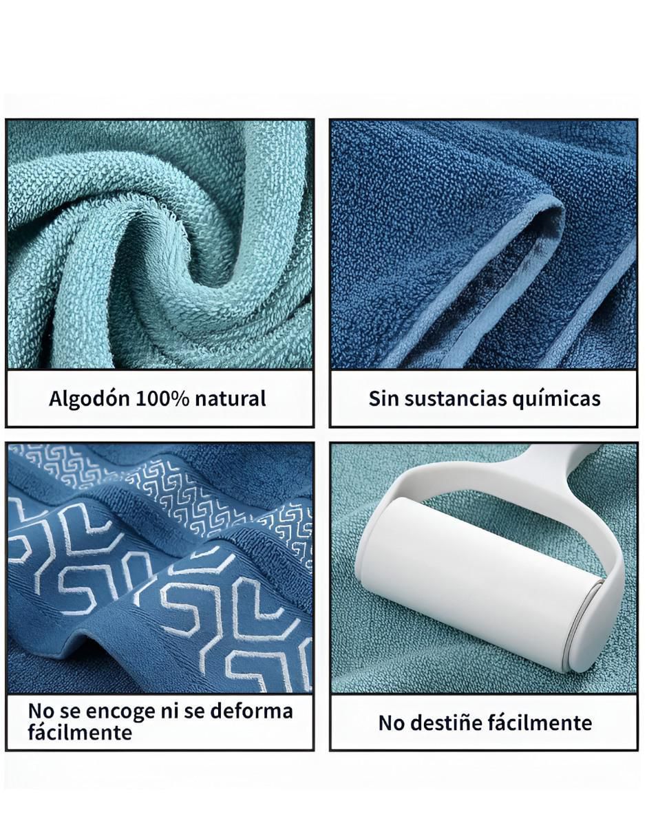 Set de toallas de algodón 3