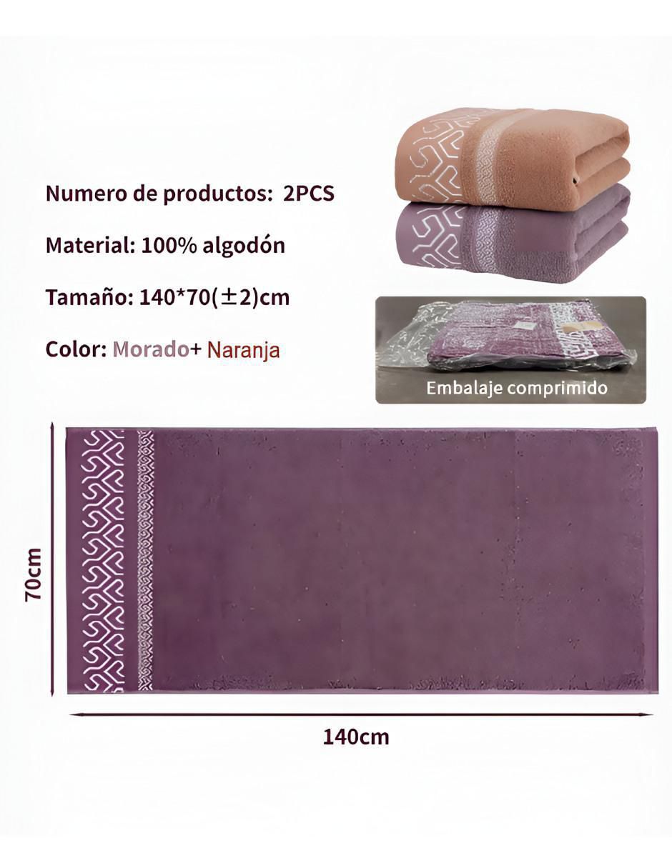 Set de toallas de algodón 4