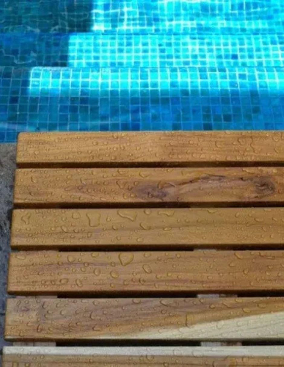 Tapete para baño Teca 10
