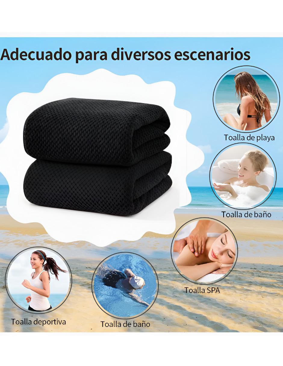 Set de toallas de microfibra